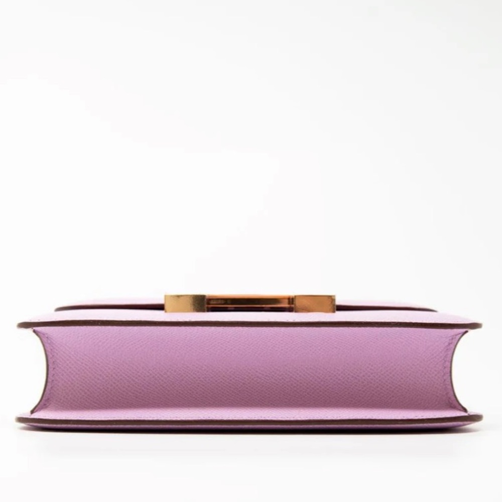 HERMES MAUVE SYLVESTRE EPSOM CONSTANCE 24 - Picture 7 of 15